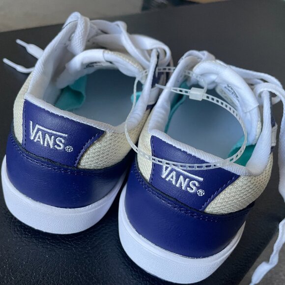 NWOT Vans Lowland Comfy Cush White / Purple / Beige - Picture 2 of 6